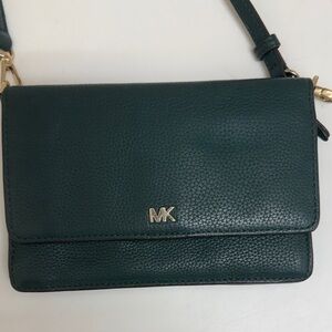 Michael Kors Dark Green Crossbody Bag